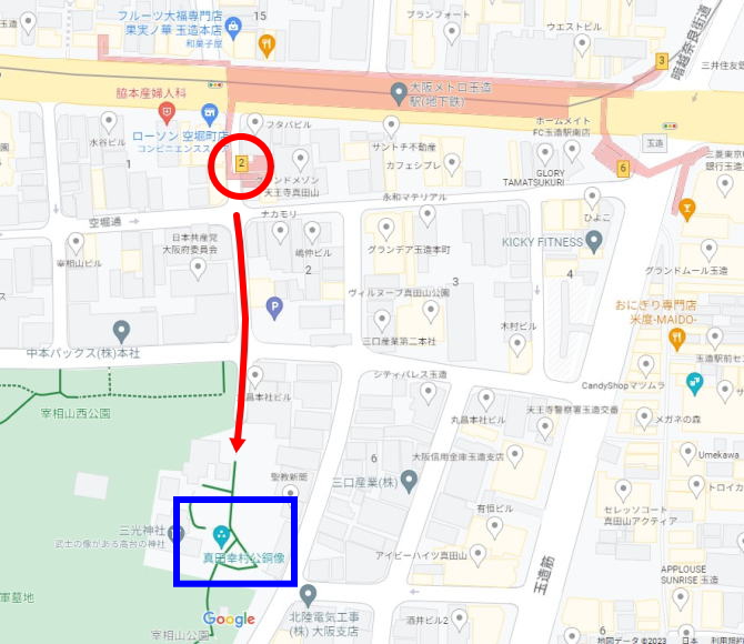 �ʑ��w����^�c�ېՂւ̃A�N�Z�X�n�}